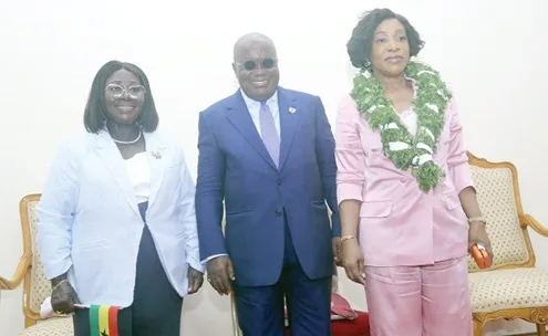 Ayorkor Botchwey Honors President Akufo-Addo’s Support