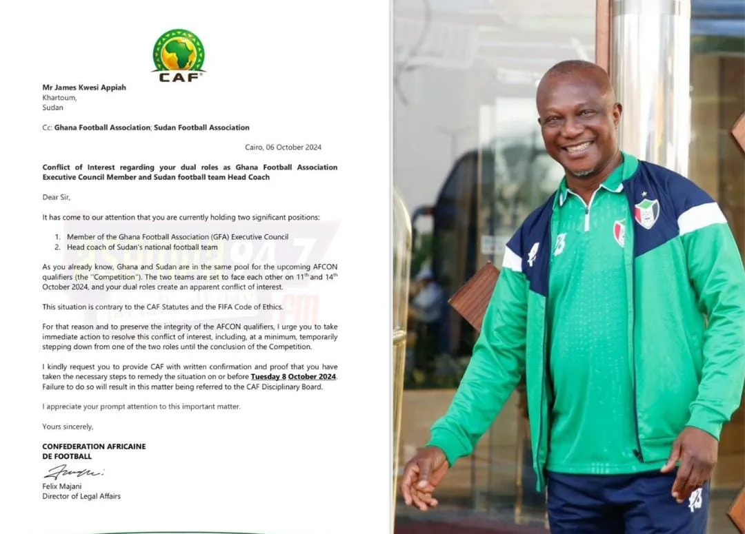 Kwasi Appiah Temporarily Resigns From His Role As GFA Executive Council Member Ahead of Ghana-Sudan Game